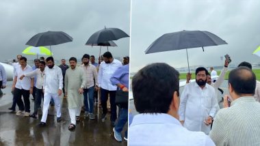 Maharashtra Political Crisis Live Updates: Eknath Shinde Lands in Mumbai for First Time in 10 Days, To Meet Devendra Fadnavis at His ‘Sagar’ Bungalow